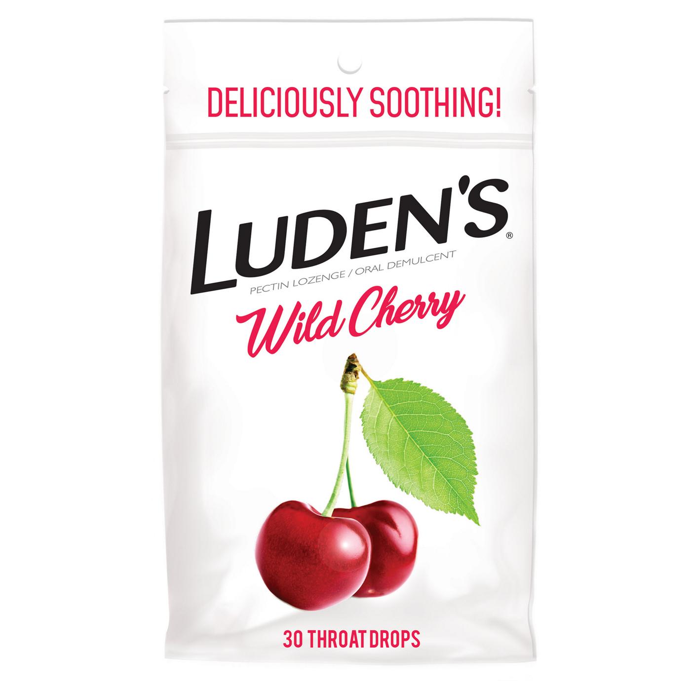 Luden's Soothing Throat Drops - Wild Cherry; image 1 of 5