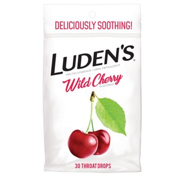 Luden's Soothing Throat Drops - Wild Cherry, 30 ct