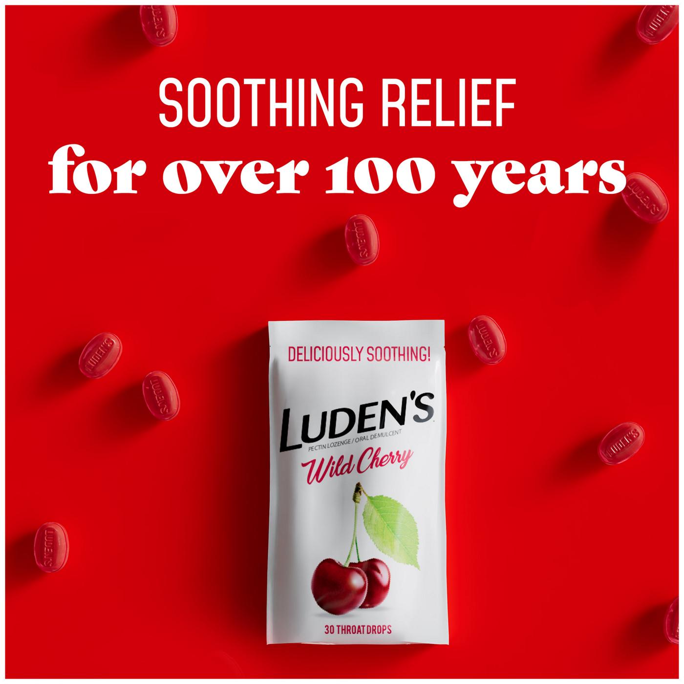 Luden's Soothing Throat Drops - Wild Cherry; image 2 of 5