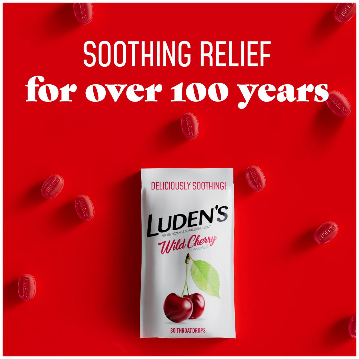 Luden's Soothing Throat Drops - Wild Cherry; image 4 of 5