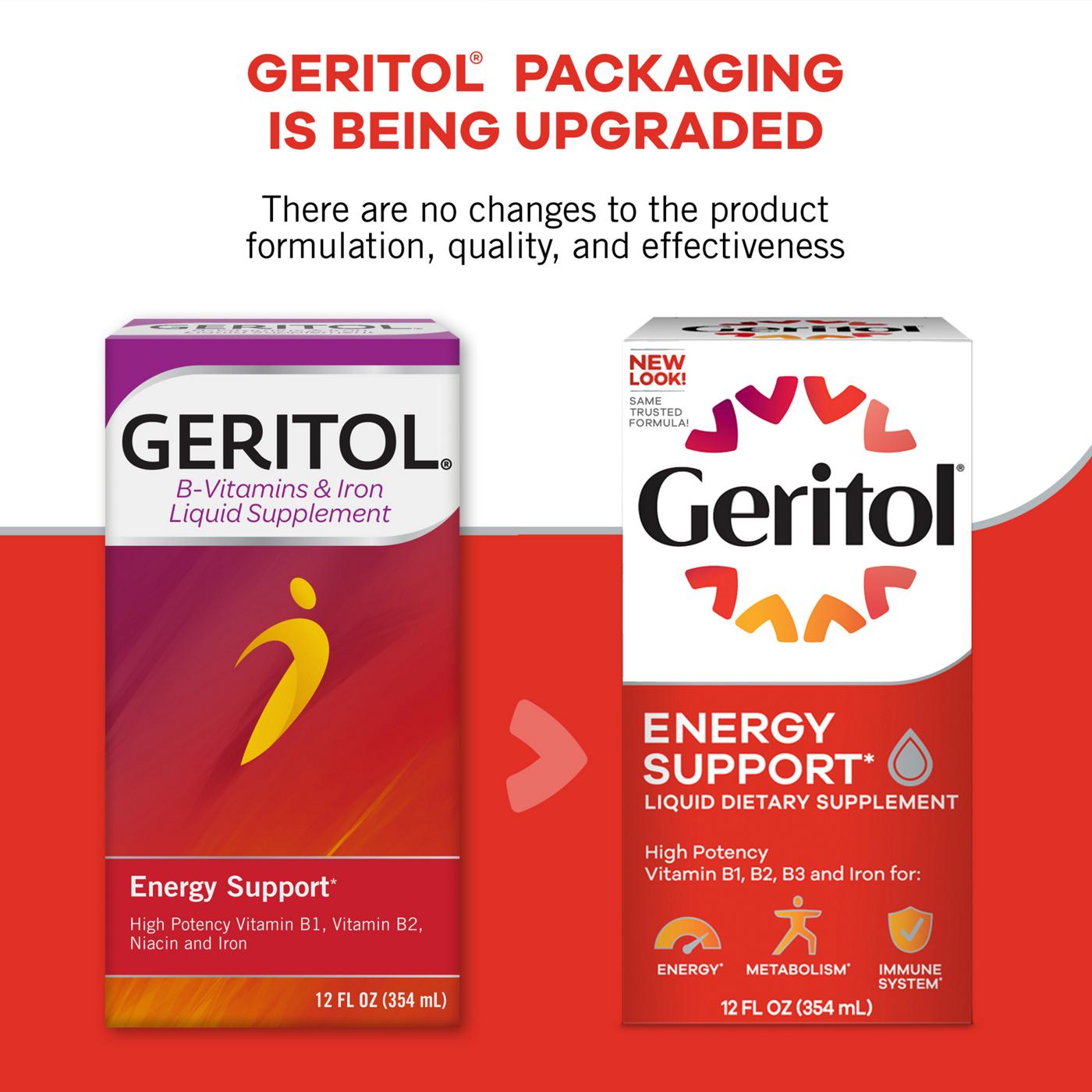 Geritol BVitamin & Iron Liquid Supplement Shop Vitamins AZ at HEB