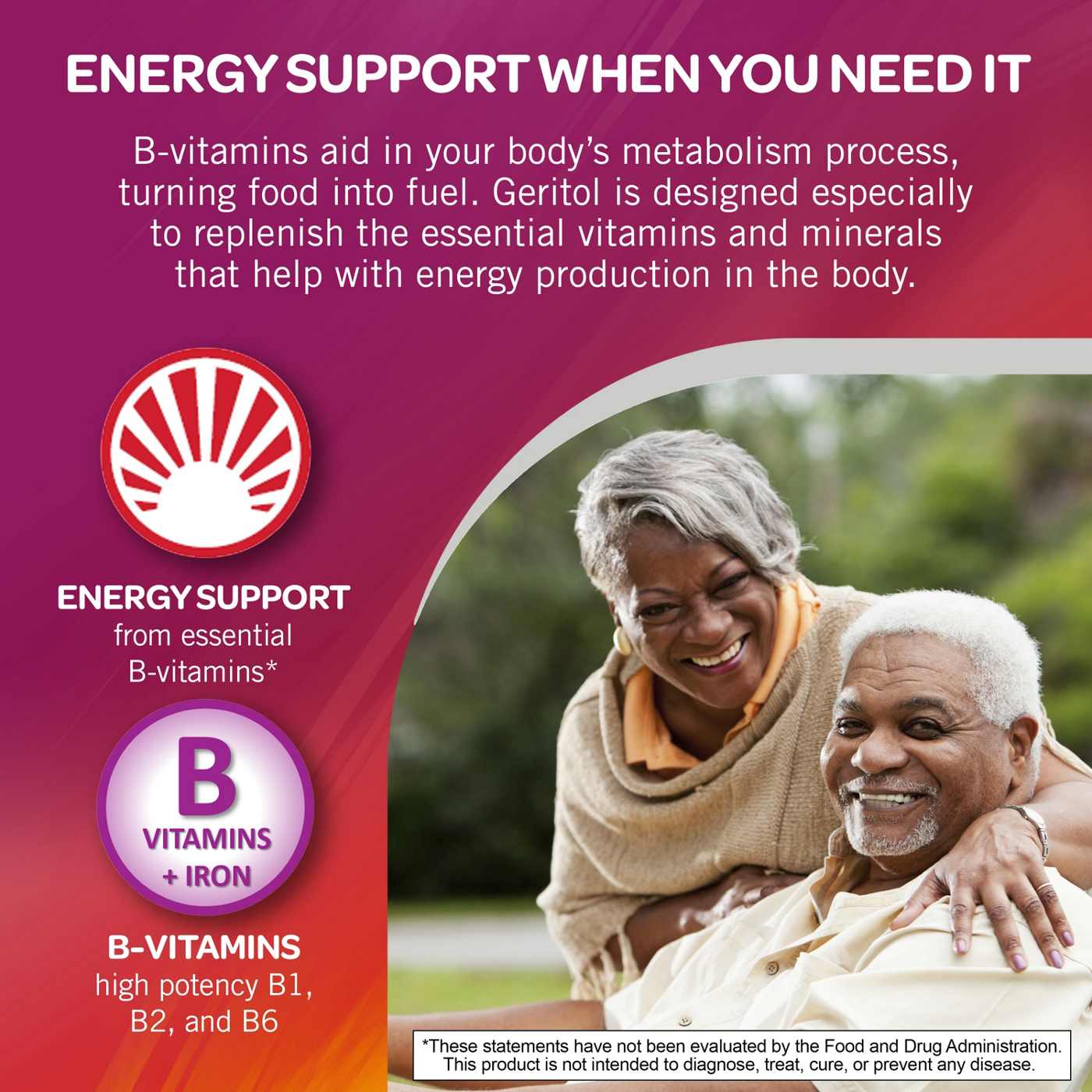 Geritol B-Vitamin & Iron Liquid Supplement; image 5 of 7