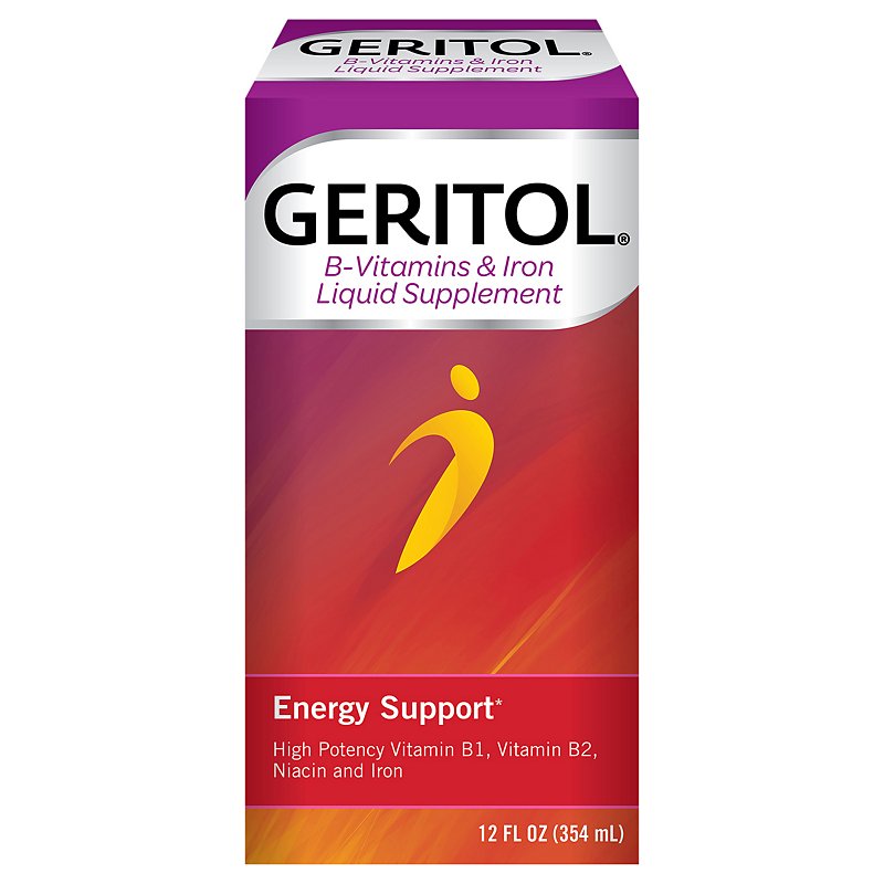 Geritol Liquid High Potency B-Vitamin & Iron Supplement - Shop Vitamins &  Supplements at H-E-B