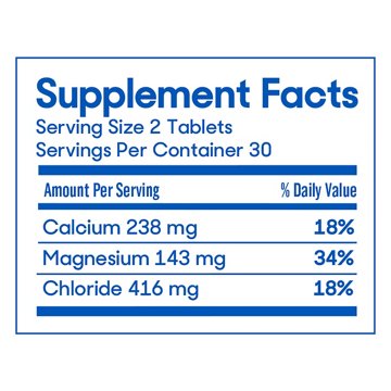 SlowMag Mg Magnesium Chloride with Calcium Tablets, 60 ct