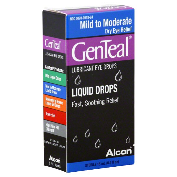 GenTeal Mild to Moderate Dry Eye Relief Liquid Lubricant Eye Drops