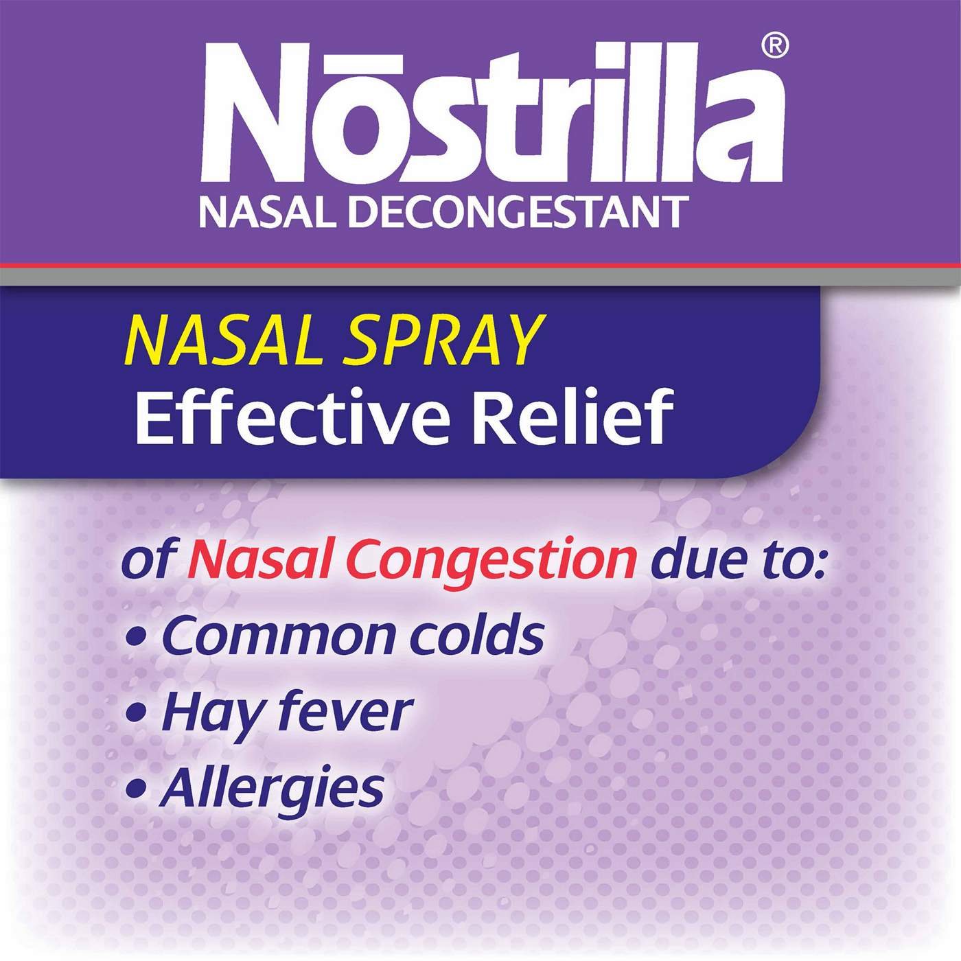 Nostrilla Fast Relief Nasal Decongestant Spray; image 3 of 5