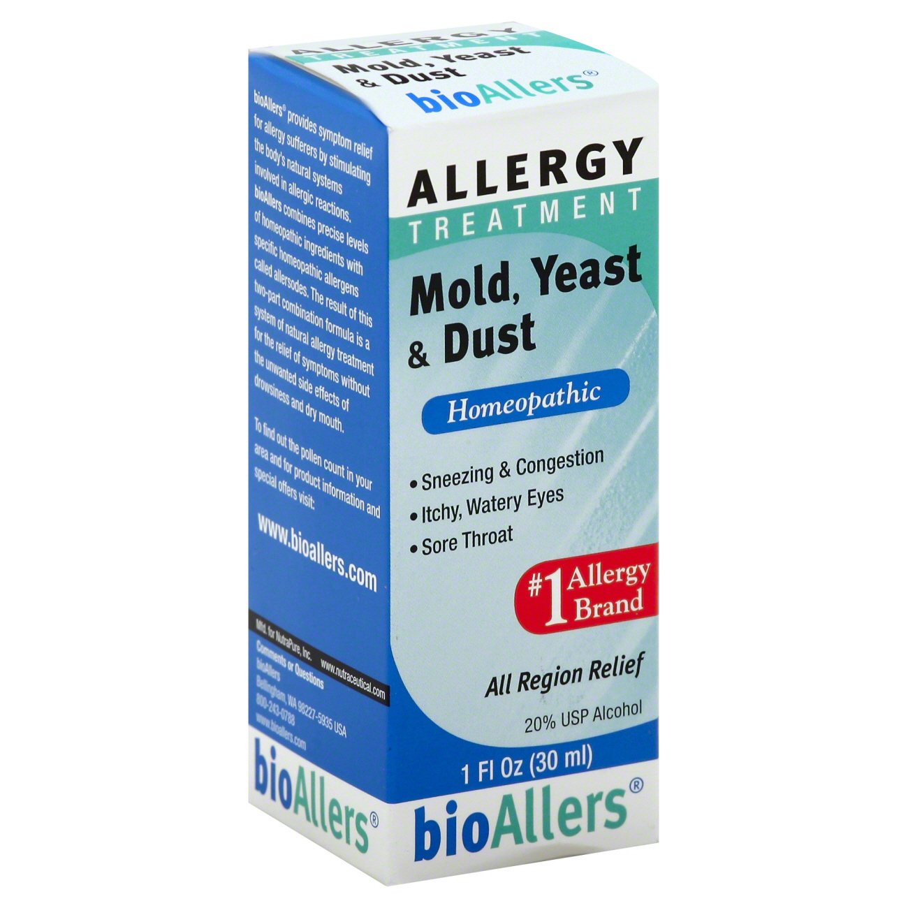 bioAllers Allergy Treatment, Mold/Yeast/Dust Shop Herbs & homeopathy