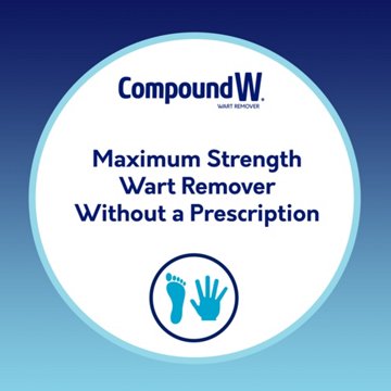 Compound W Maximum Strength Fast Acting Gel Wart Remover, 0.25 oz