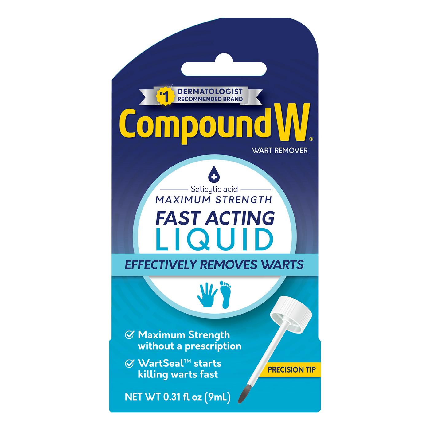 Compound W Maximum Strength Fast Acting Liquid Wart Remover; image 1 of 5