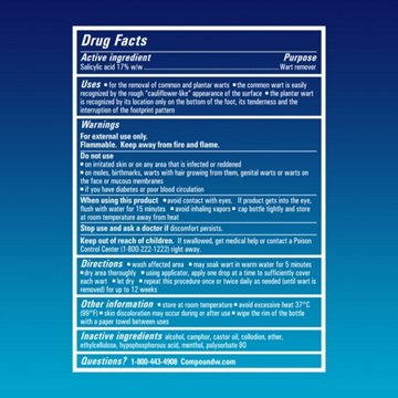 Compound W Maximum Strength Fast Acting Liquid Wart Remover, 0.31 oz