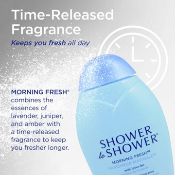 Shower to Shower Morning Fresh Absorbent Body Powder, 13 oz