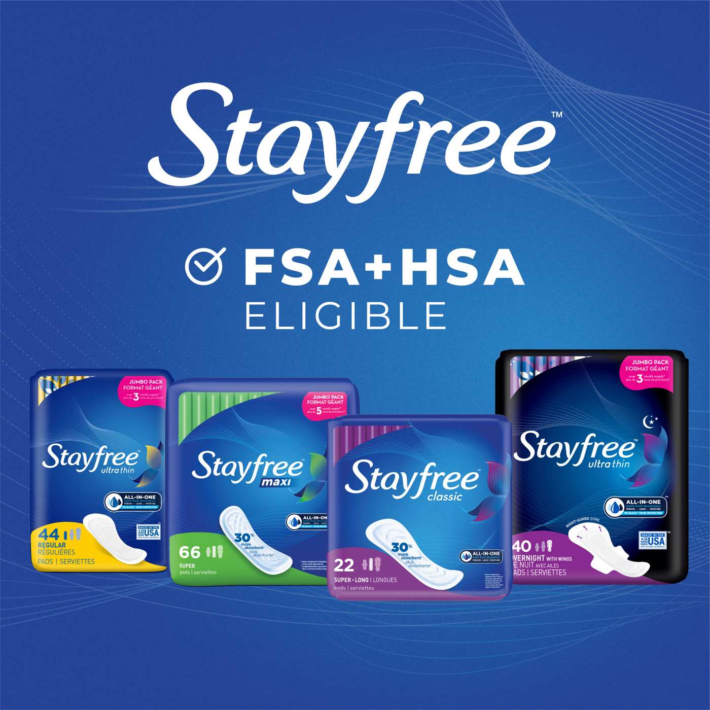 Stayfree Maxi Super Pads without Wings; image 6 of 10