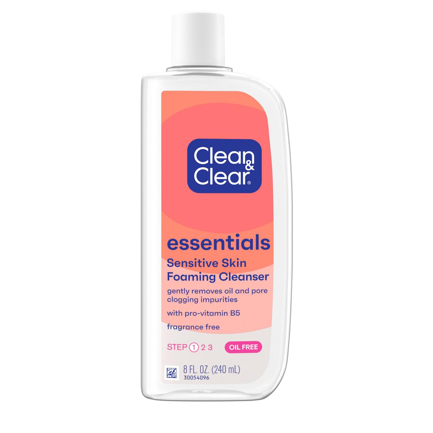 Clean & Clear Essentials Sensitive Skin Foaming Facial Cleanser; image 1 of 8