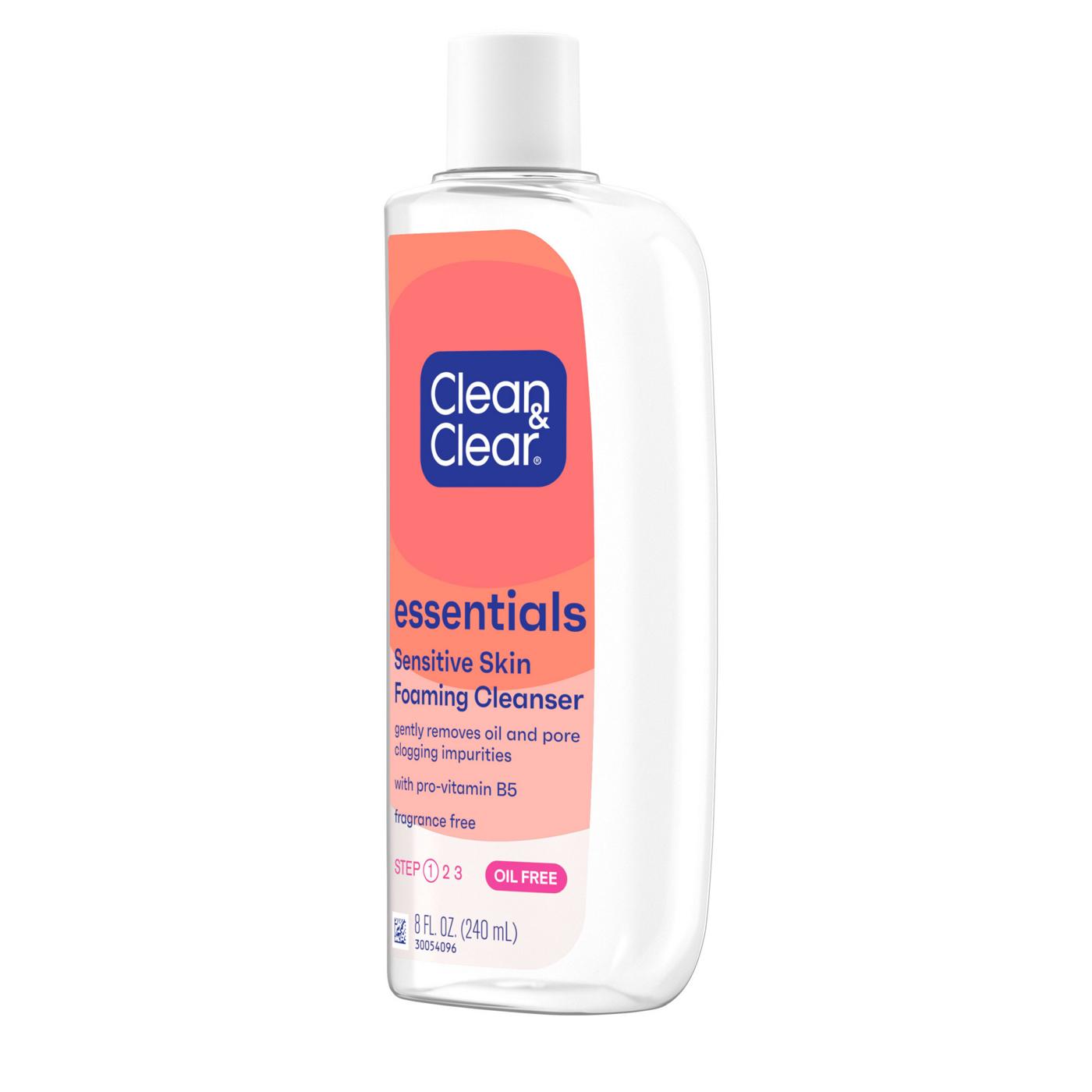 Clean & Clear Essentials Sensitive Skin Foaming Facial Cleanser; image 8 of 8