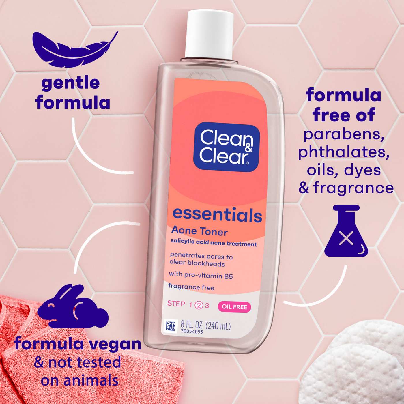 Clean & Clear Essentials Acne Toner; image 2 of 5