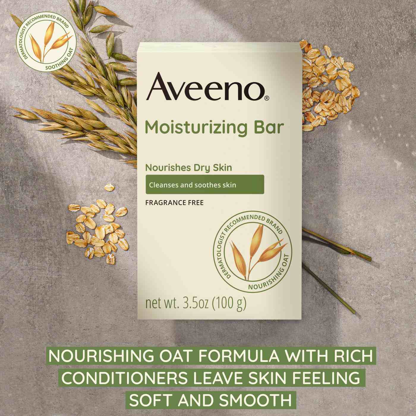 Aveeno Moisturizing Bar; image 3 of 7