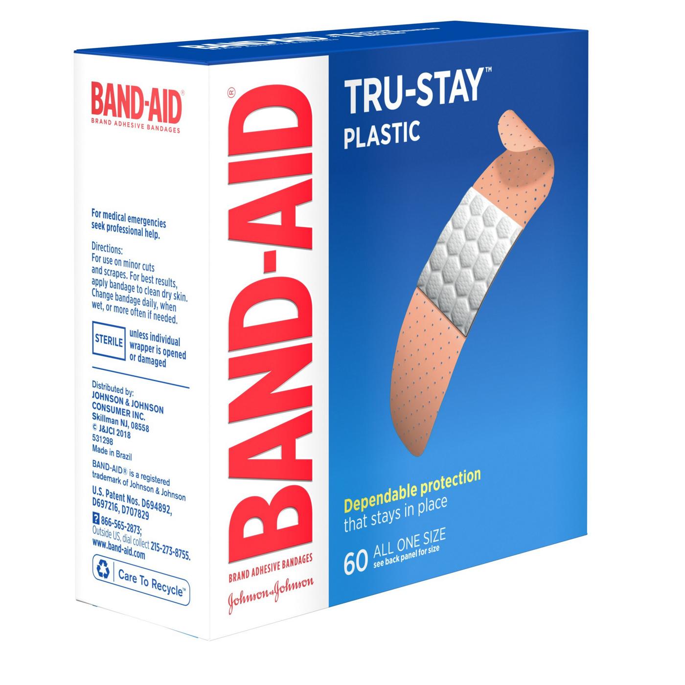 Band-Aid Brand Tru-Stay Plastic Strips Adhesive Bandages; image 4 of 4