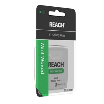 Reach Reach Mint Waxed Floss, 55 yd