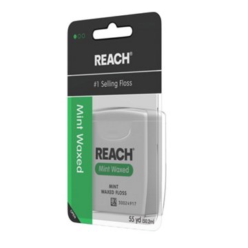 Reach Reach Mint Waxed Floss, 55 yd