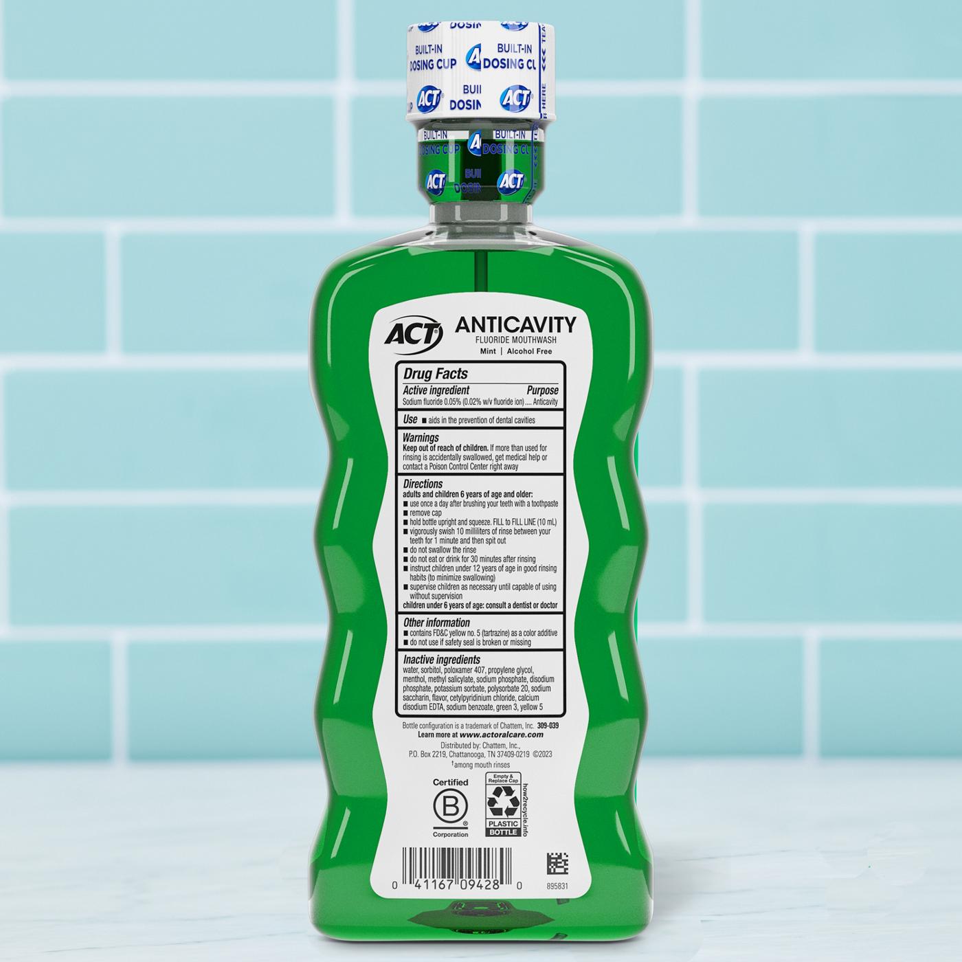 ACT Anticavity Fluoride Mouthwash - Mint; image 2 of 10