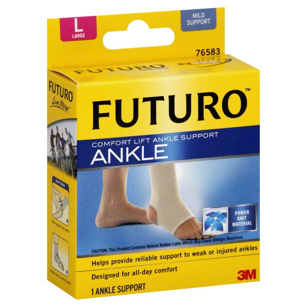 Futuro Comfort Lift Support Mild Ankle Support Large Shop Sleeves & braces at HEB