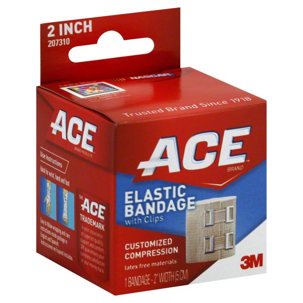 Ace 2 Inch Elastic Bandage With Clips Shop Sleeves & Braces at HEB
