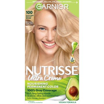 Garnier Nutrisse Nourishing Hair Color Creme - 100 Extra-Light Natural Blonde (Chamomile)