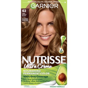 Garnier Nutrisse Nourishing Hair Color Creme - 63 Light Golden Brown
