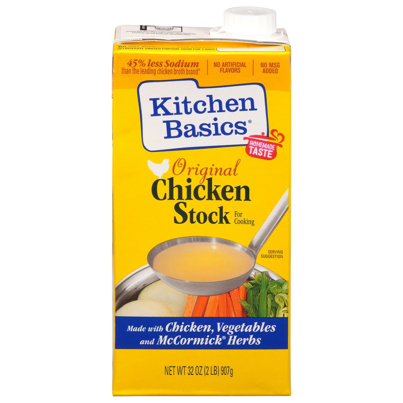 Kitchen Basics Original Chicken Cooking Stock; image 1 of 10