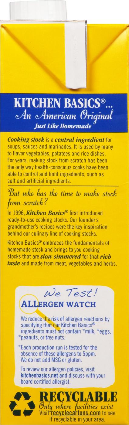 Kitchen Basics Original Chicken Cooking Stock; image 9 of 10