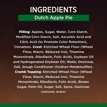 Marie Callender's Dutch Apple Pie Ready to Bake Frozen Dessert, 38 oz