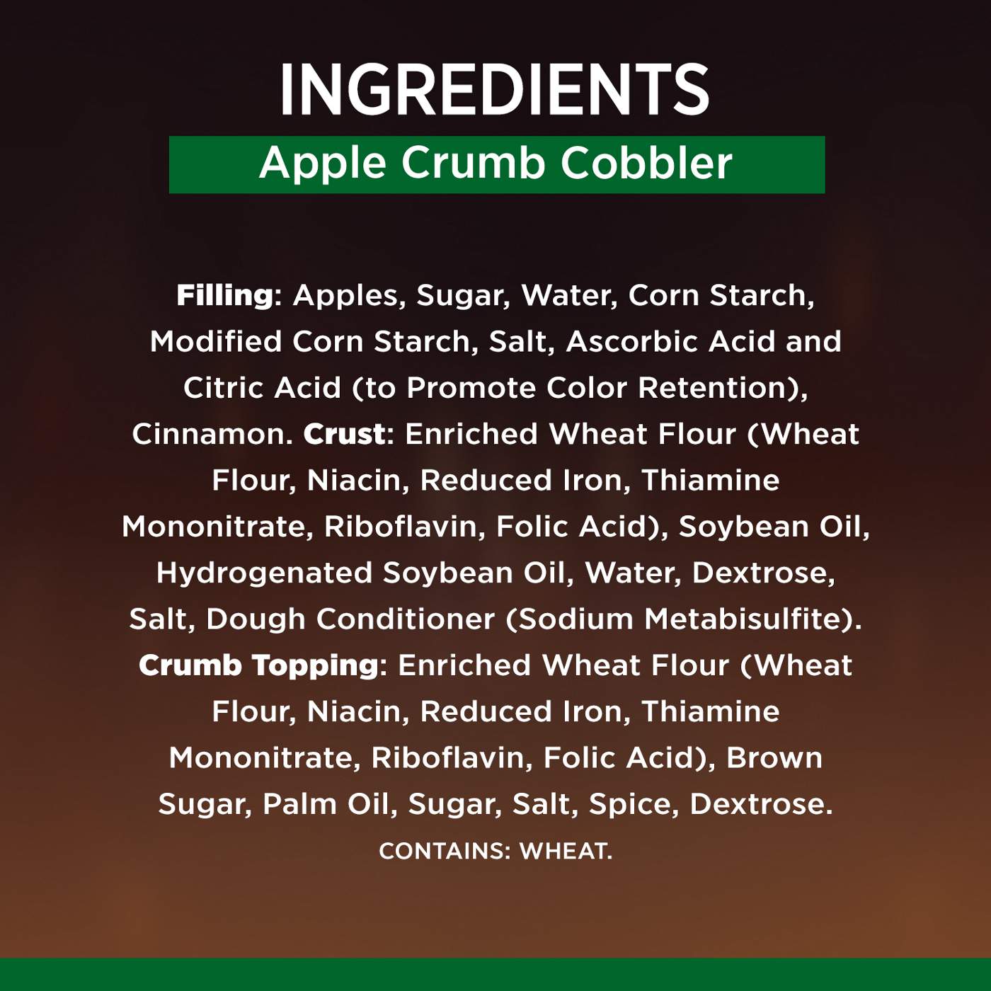 Marie Callender's Apple Crumb Frozen Cobbler Dessert; image 2 of 7