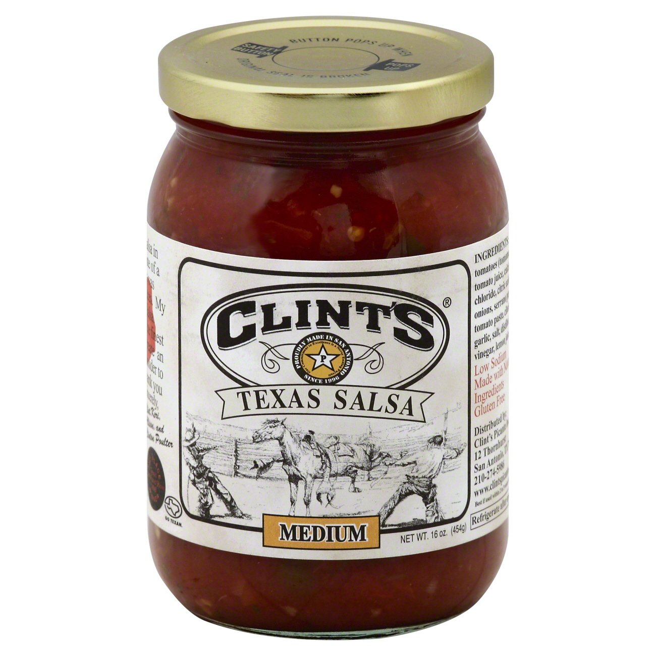 Clint's Medium Texas Salsa Shop Salsa & Dip at HEB