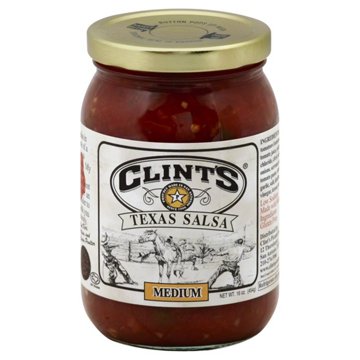 Clint's Texas Salsa - Medium, 16 oz