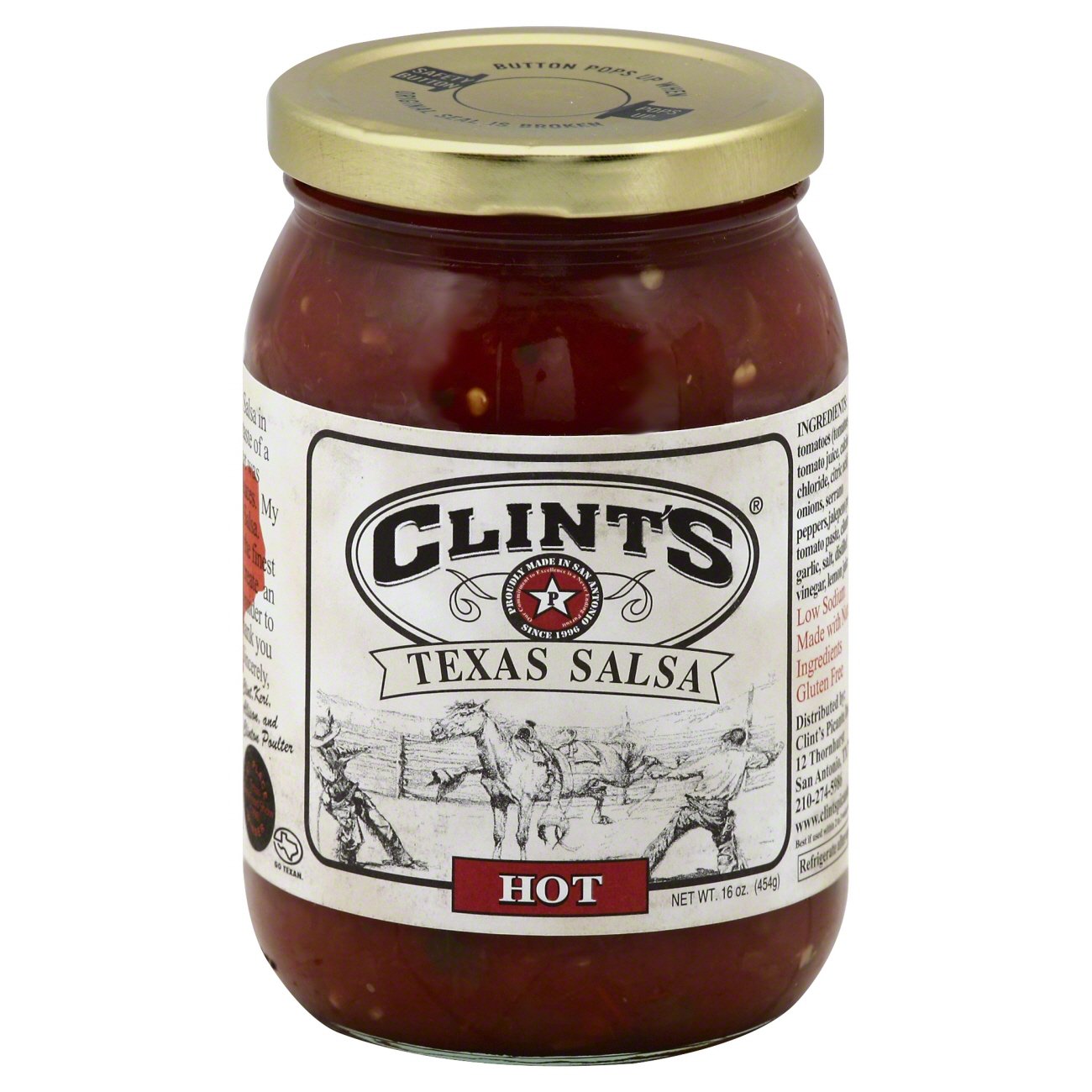 Clint's Hot Texas Salsa Shop Salsa & Dip at HEB