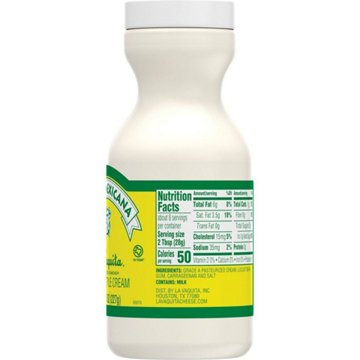 La Vaquita Crema Mexicana Sour Cream, 8 fl oz