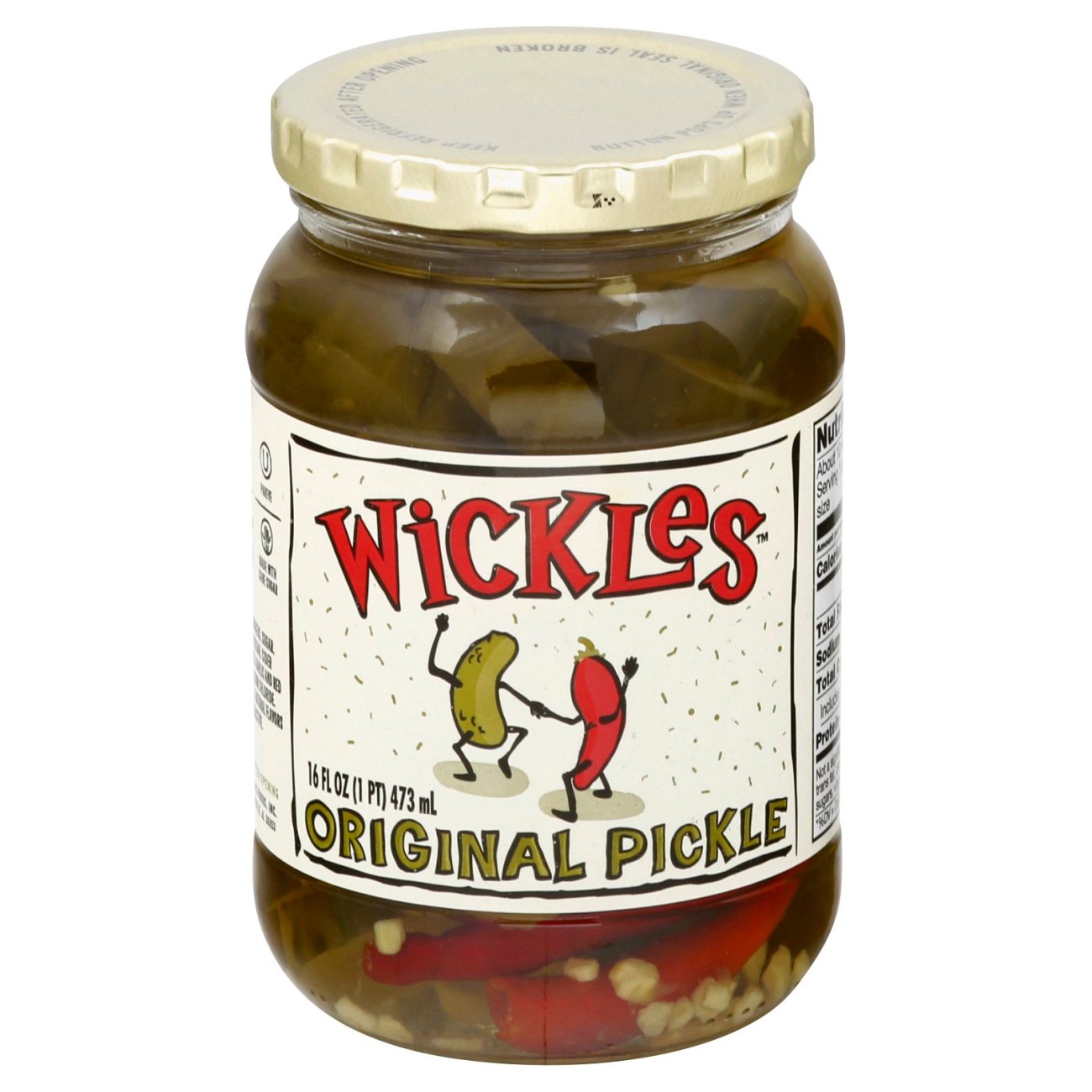 Wickles Original Wickedly Delicious Pickle - Shop Pickles & Cucumber at  H-E-B