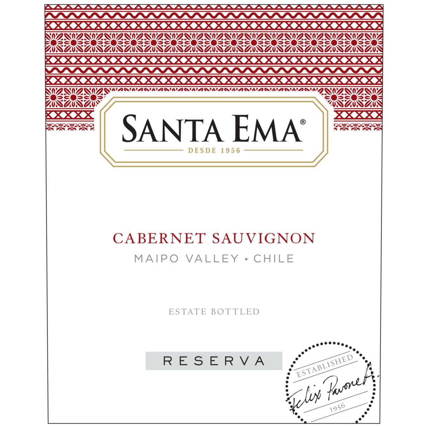 Santa Ema Cabernet Reserve Wine; image 11 of 11