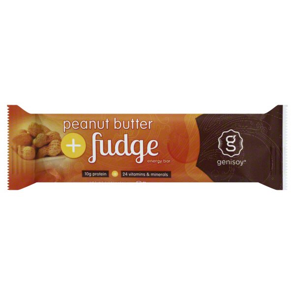 Genisoy Peanut Butter + Fudge Energy Bar - Shop Granola & snack bars at ...