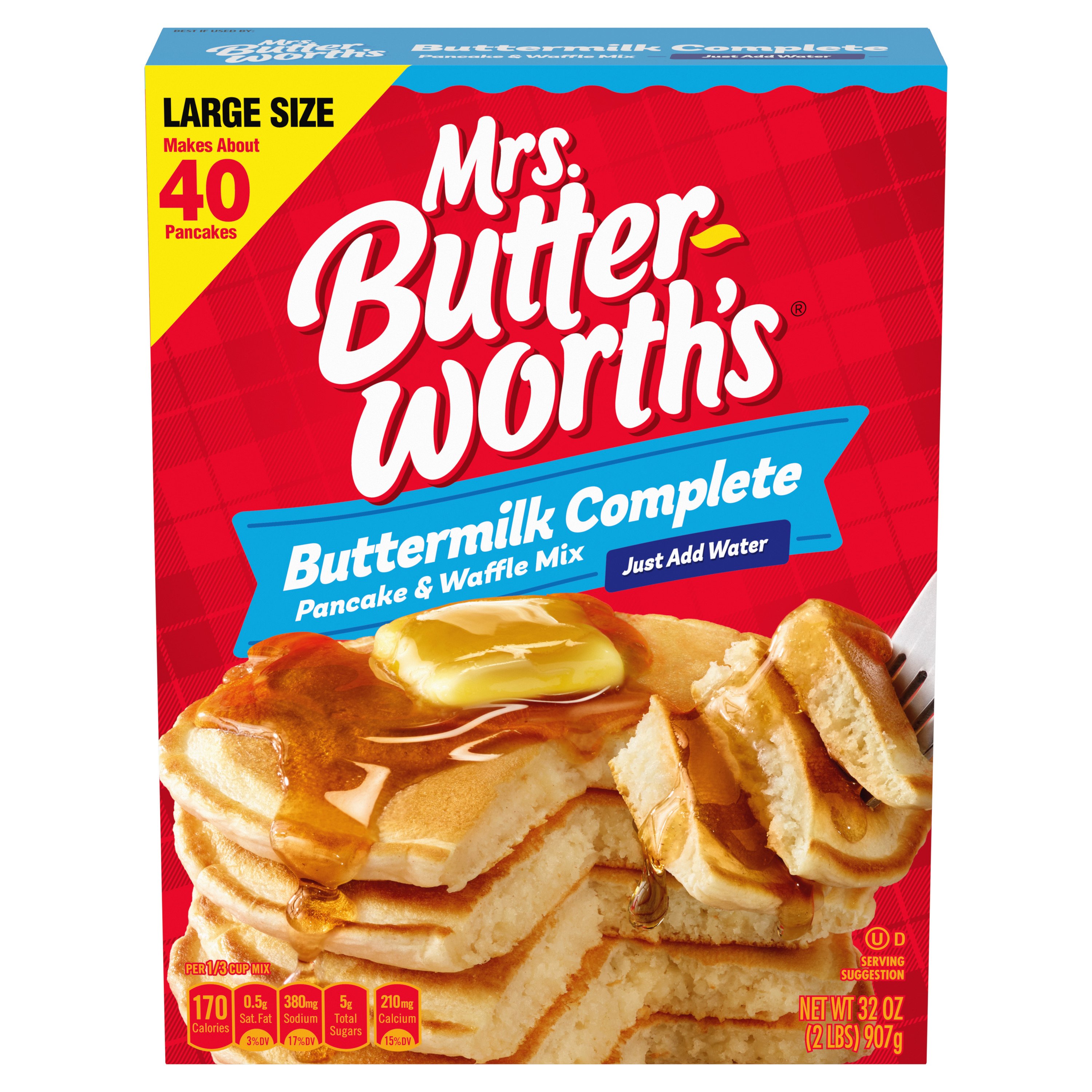 Mrs. Butterworth's Complete Pancake & Waffle Mix - Shop Mixes H-E-B