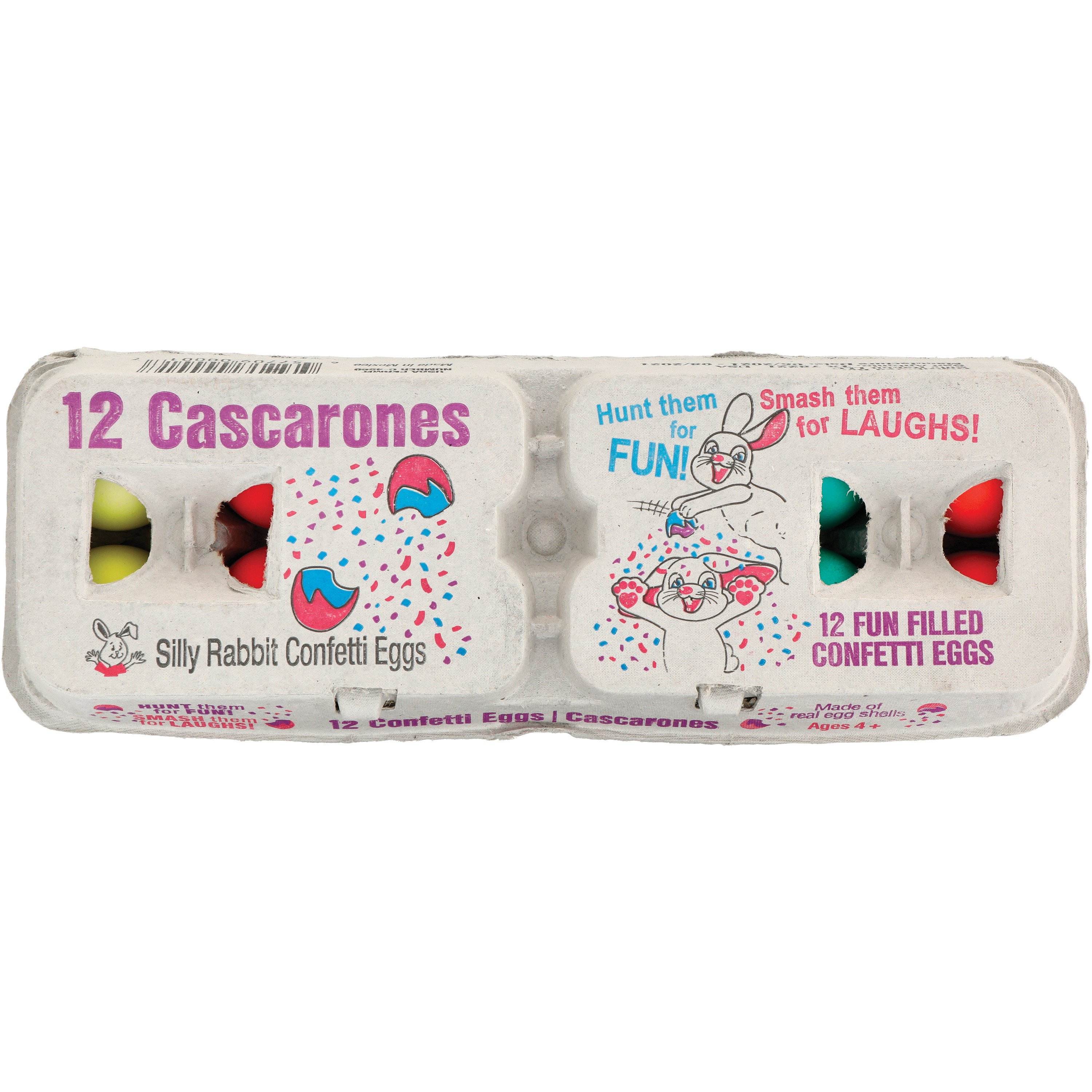 Silly Rabbit Cascarones Confetti Filled Easter Eggs - Shop Seasonal ...