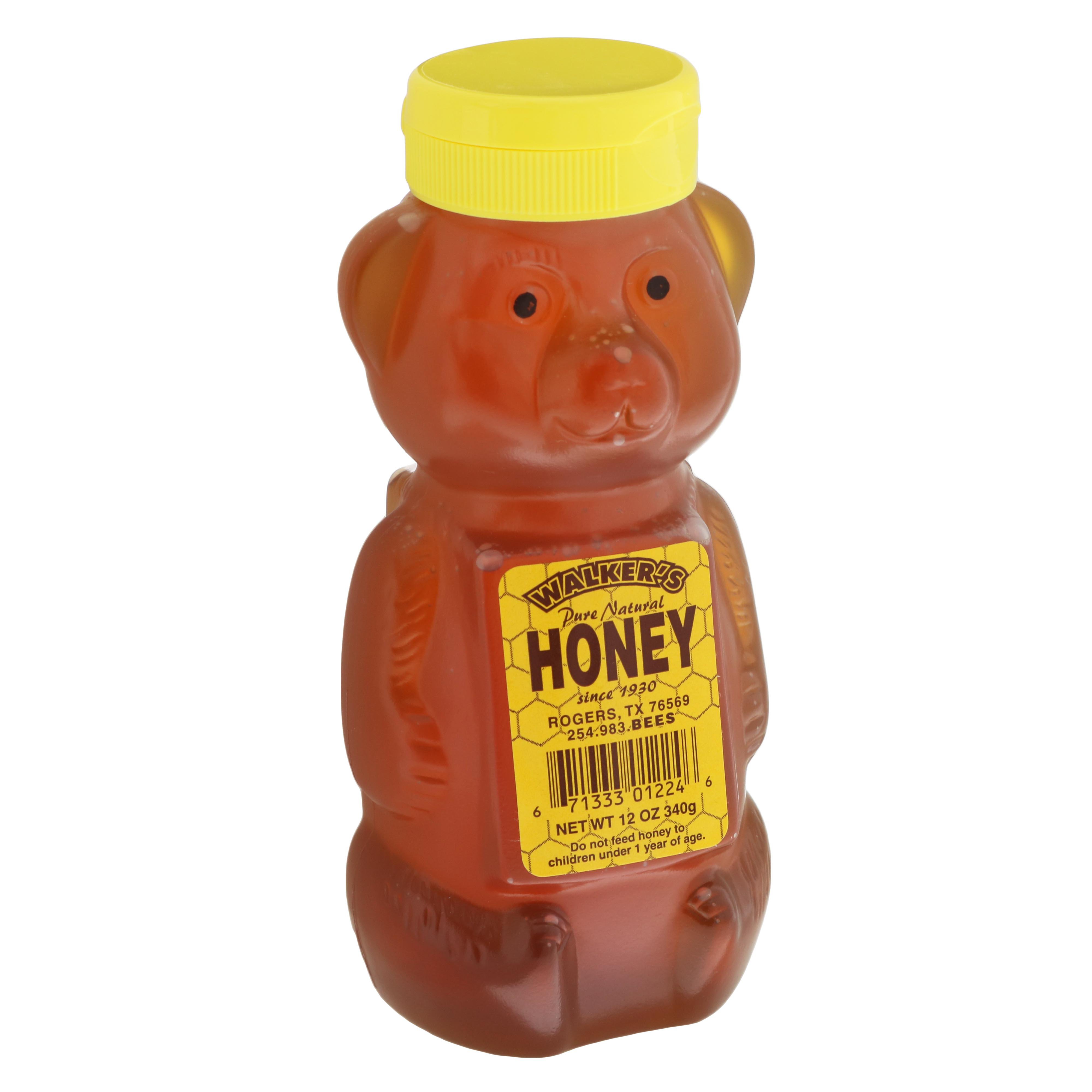 Walker Honey Farm Pure Natural Honey Squeeze Bear - Shop Honey at H-E-B