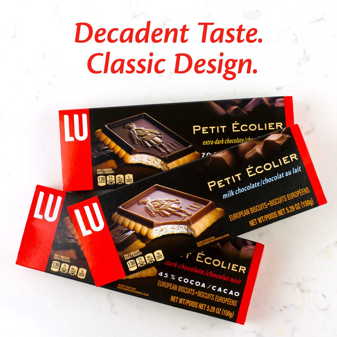 LU Petit Ecolier Dark Chocolate European Biscuits; image 4 of 9