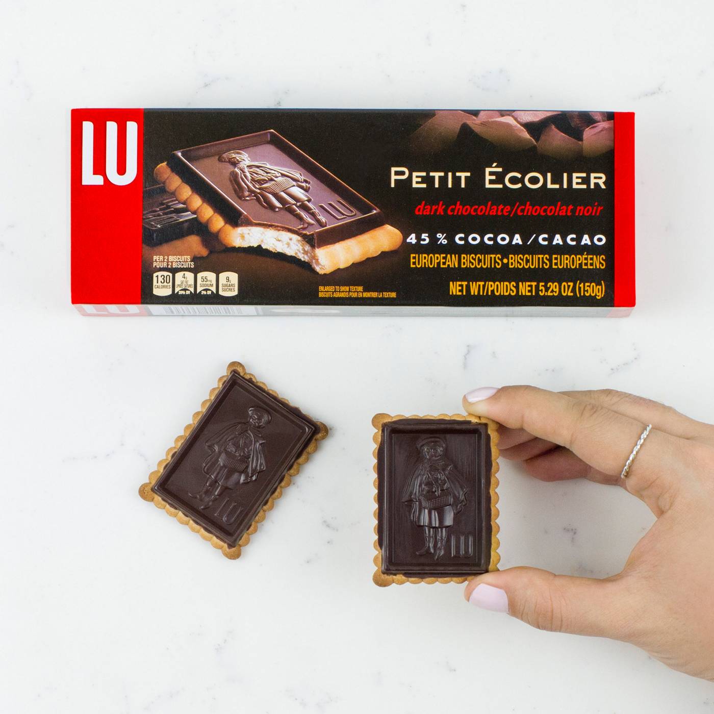 LU Petit Ecolier Dark Chocolate European Biscuits; image 5 of 9