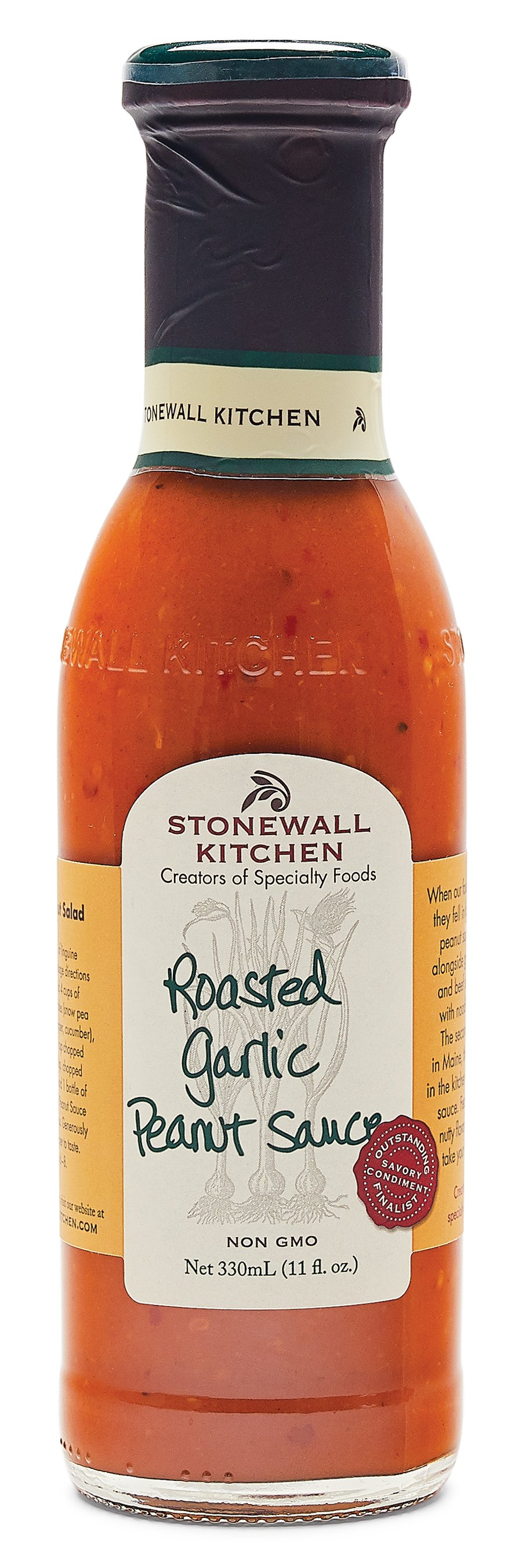 Stonewall Kitchen Roasted Garlic Peanut Sauce Shop Condiments at HEB