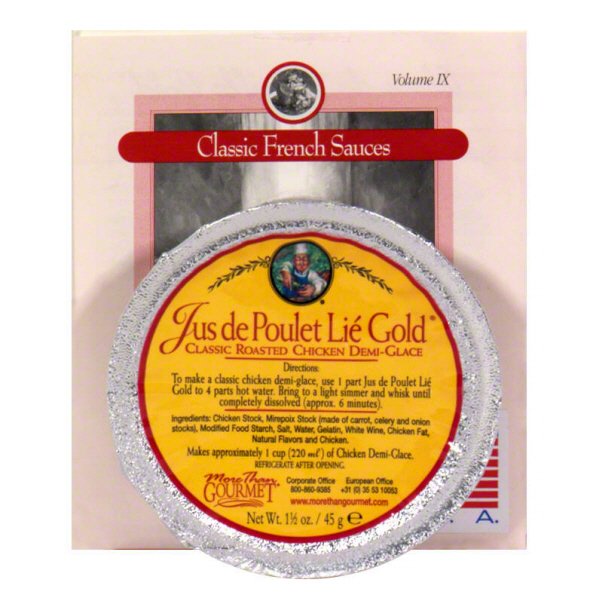 More Than Gourmet Jus de Poulet Lie Gold Classic Roasted Chicken DemiGlace Shop Cooking