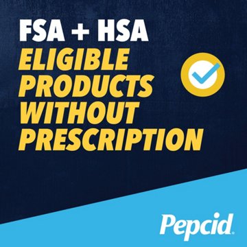 Pepcid Original Strength Heartburn Famotidine Tablets