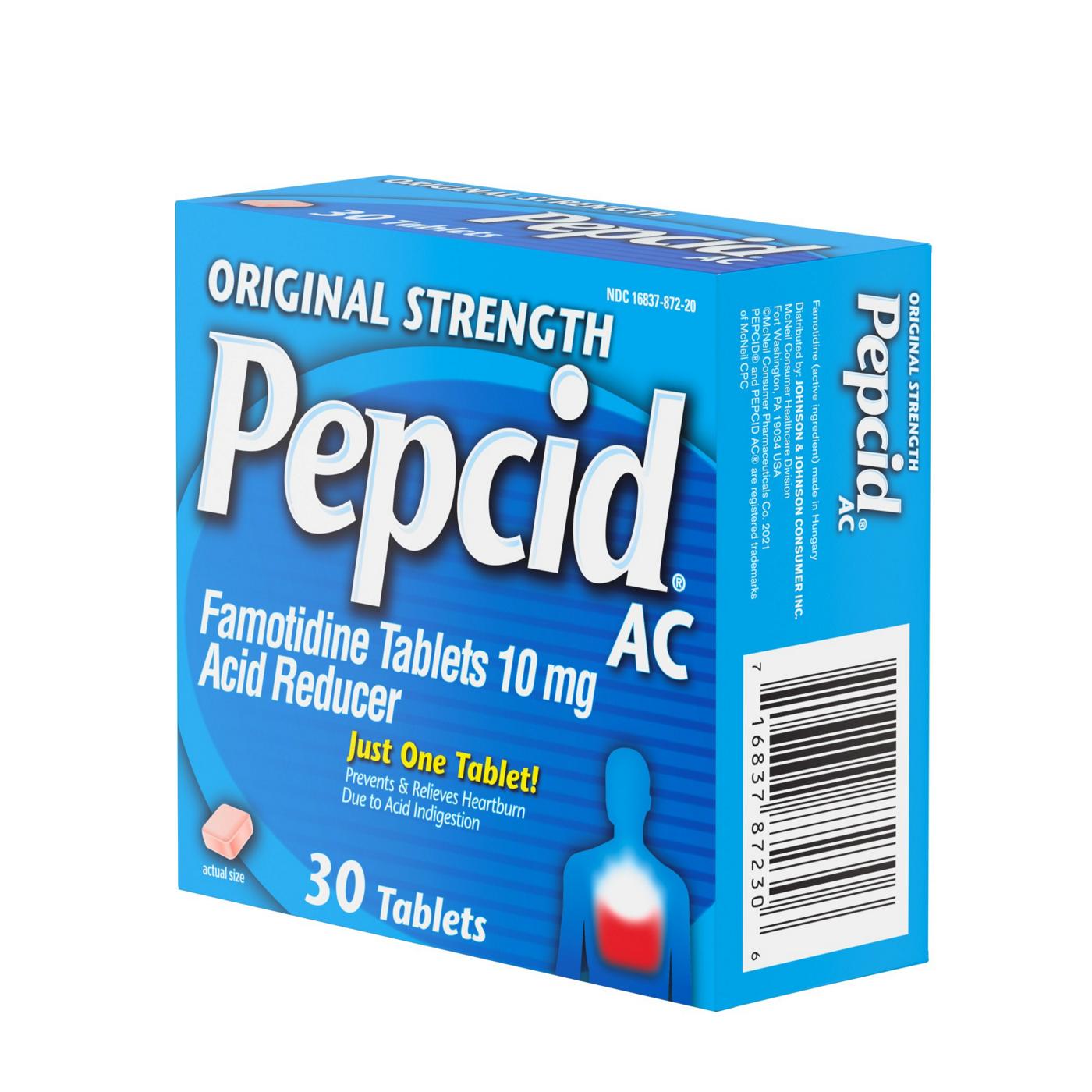 Pepcid AC Original Strength Tablets; image 5 of 7