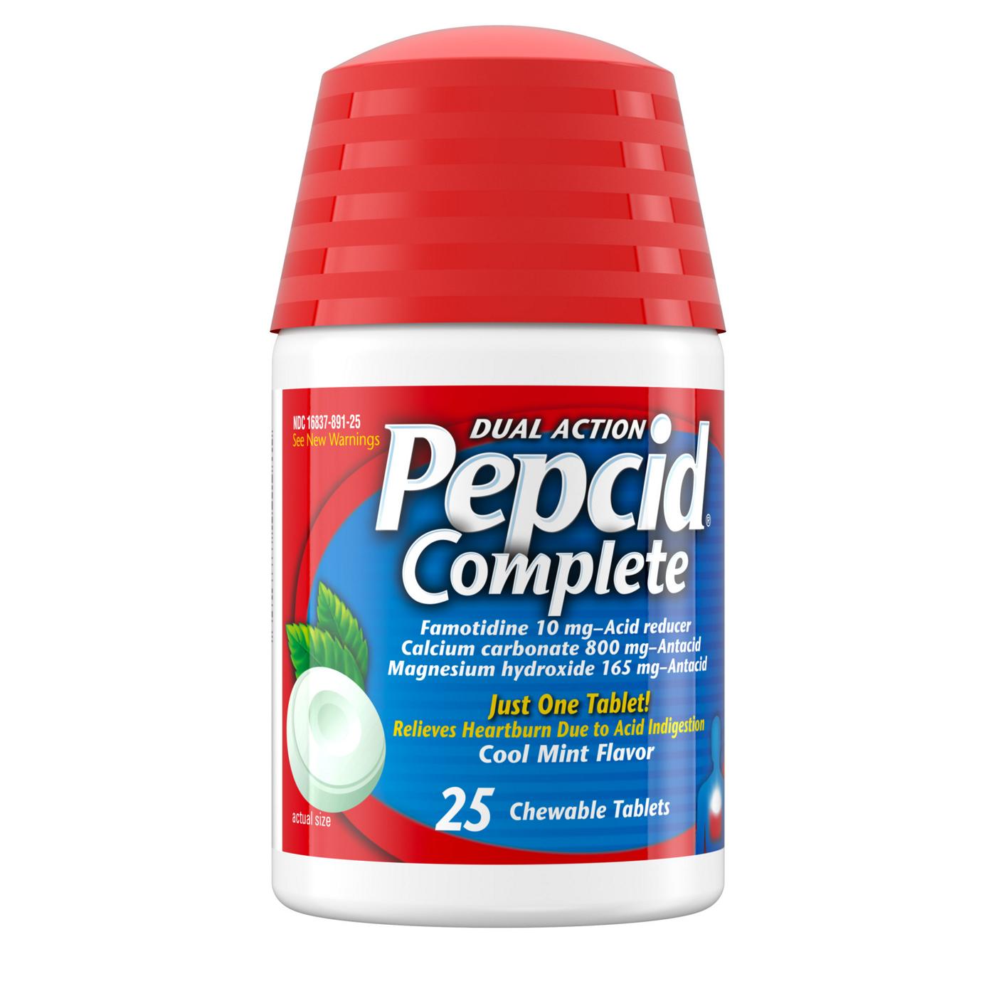 Pepcid Complete Heartburn Medicine Chews - Mint; image 8 of 8