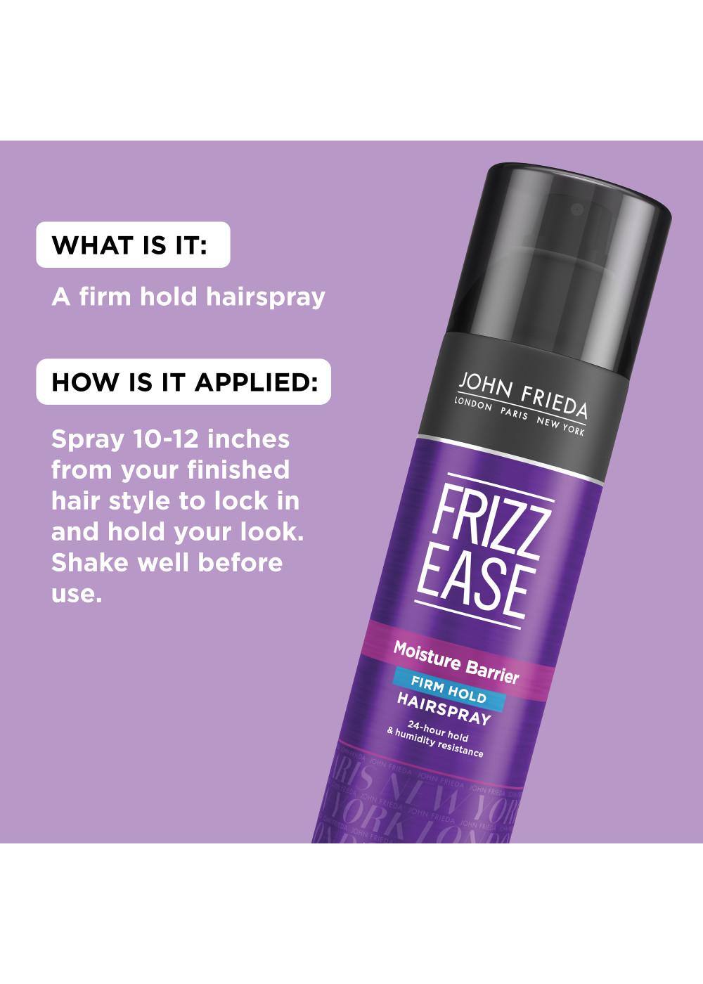 John Frieda Frizz Ease Firm Hold Hairspray; image 2 of 5